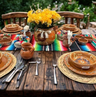 beautiful table mesa hermosa